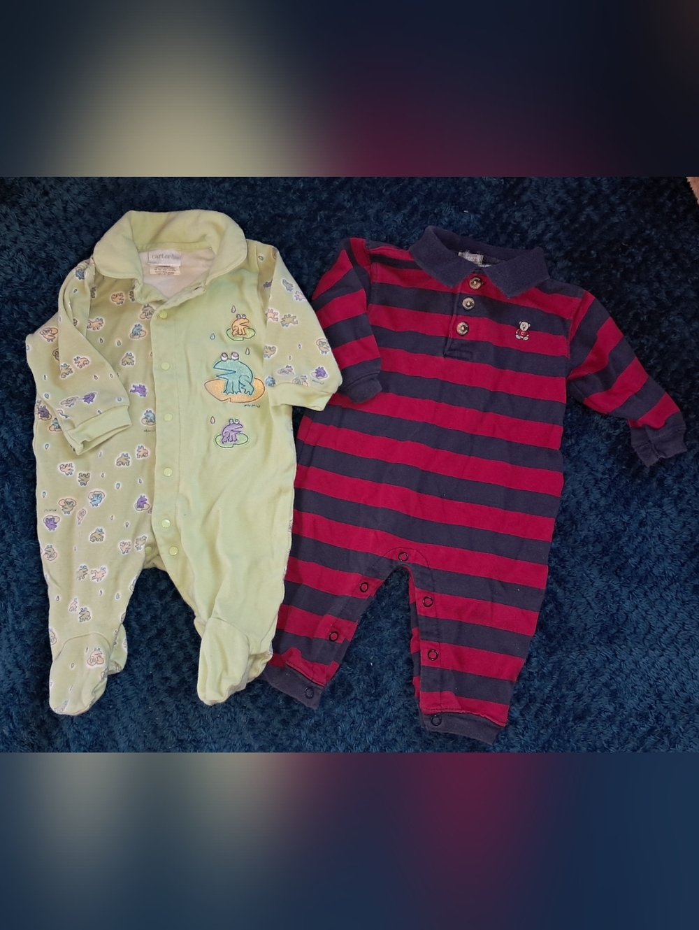 2 Vintage Carters Sleeper And Playsuit
